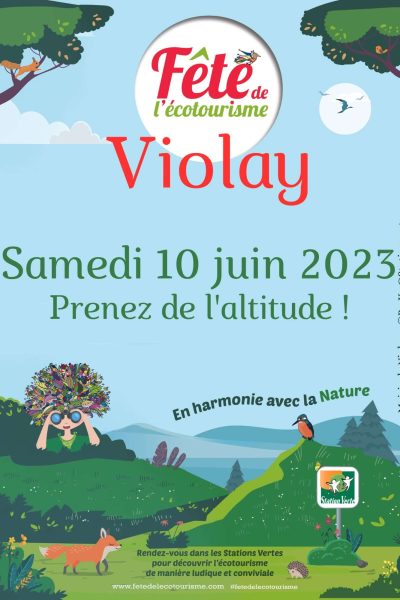 Fête de l'écotourisme Violay 2023